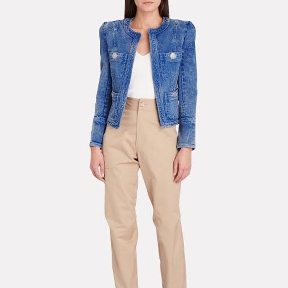 Balmain Collarless Denim Jacket!! - Picture 10 of 10